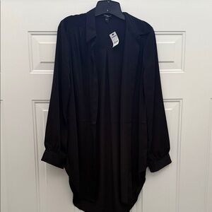 Express Black Tunic Blouse